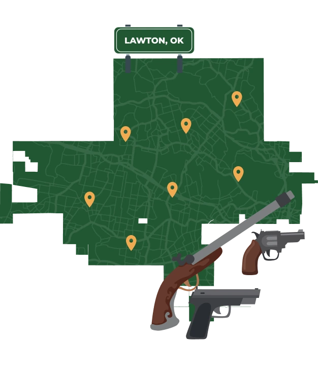 Lawton OK city map