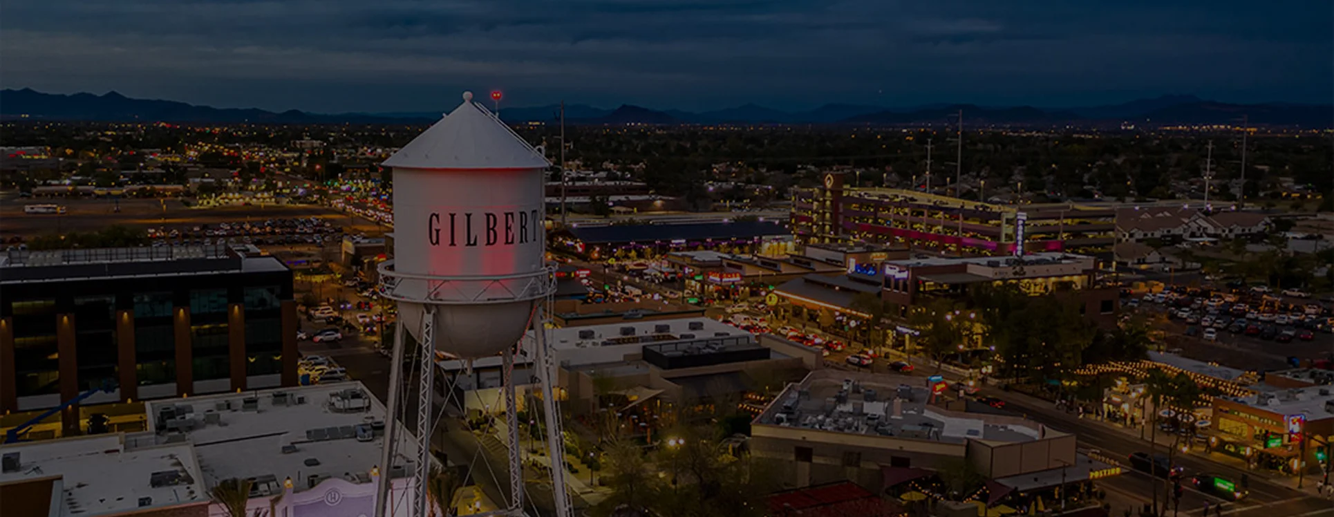 Gilbert AZ cityscape