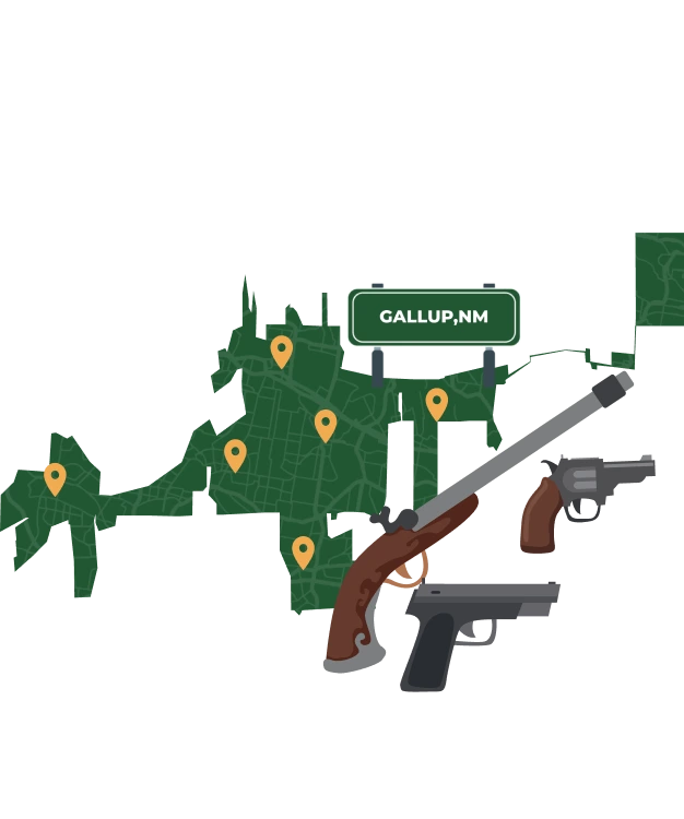 Gallup NM city map