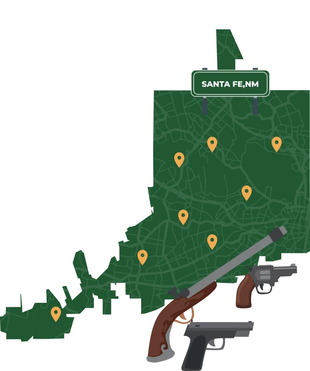 Santa Fe city map