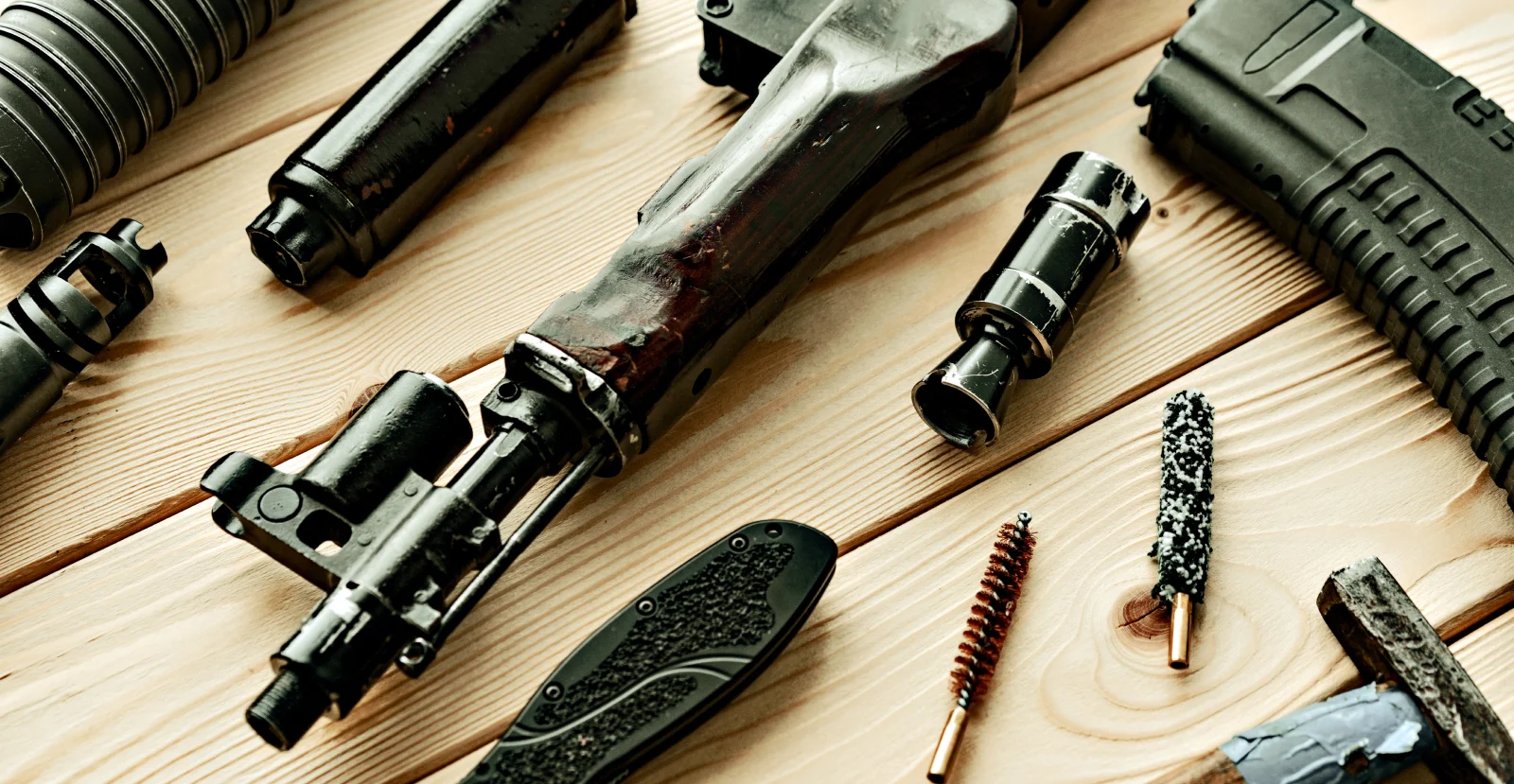 gun parts and magazines