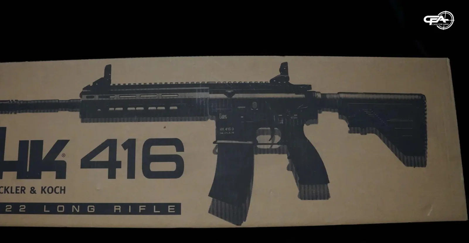 HK 416 rifle box