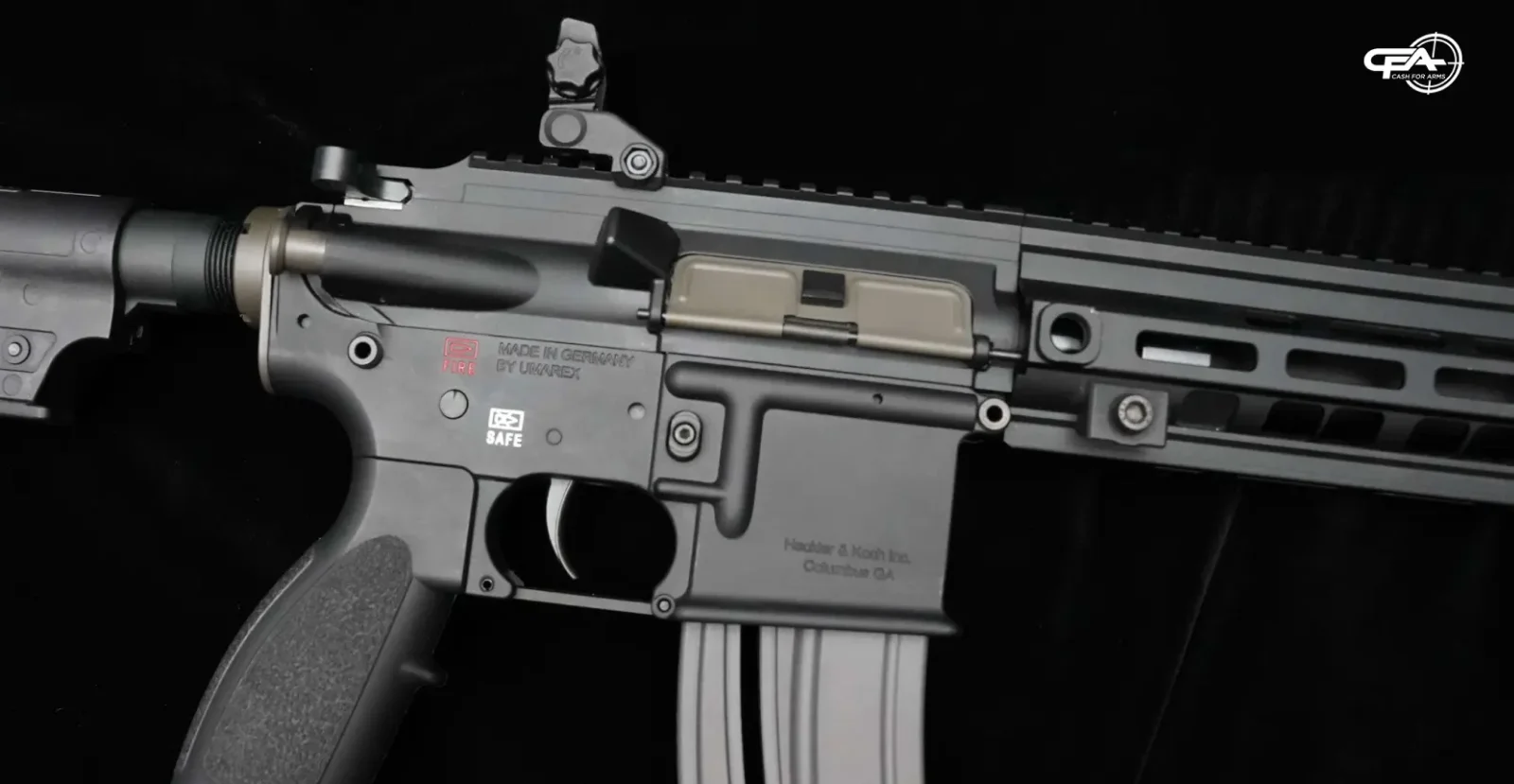 HK416 rifle accessories