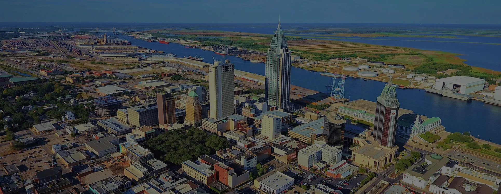 Mobile AL cityscape