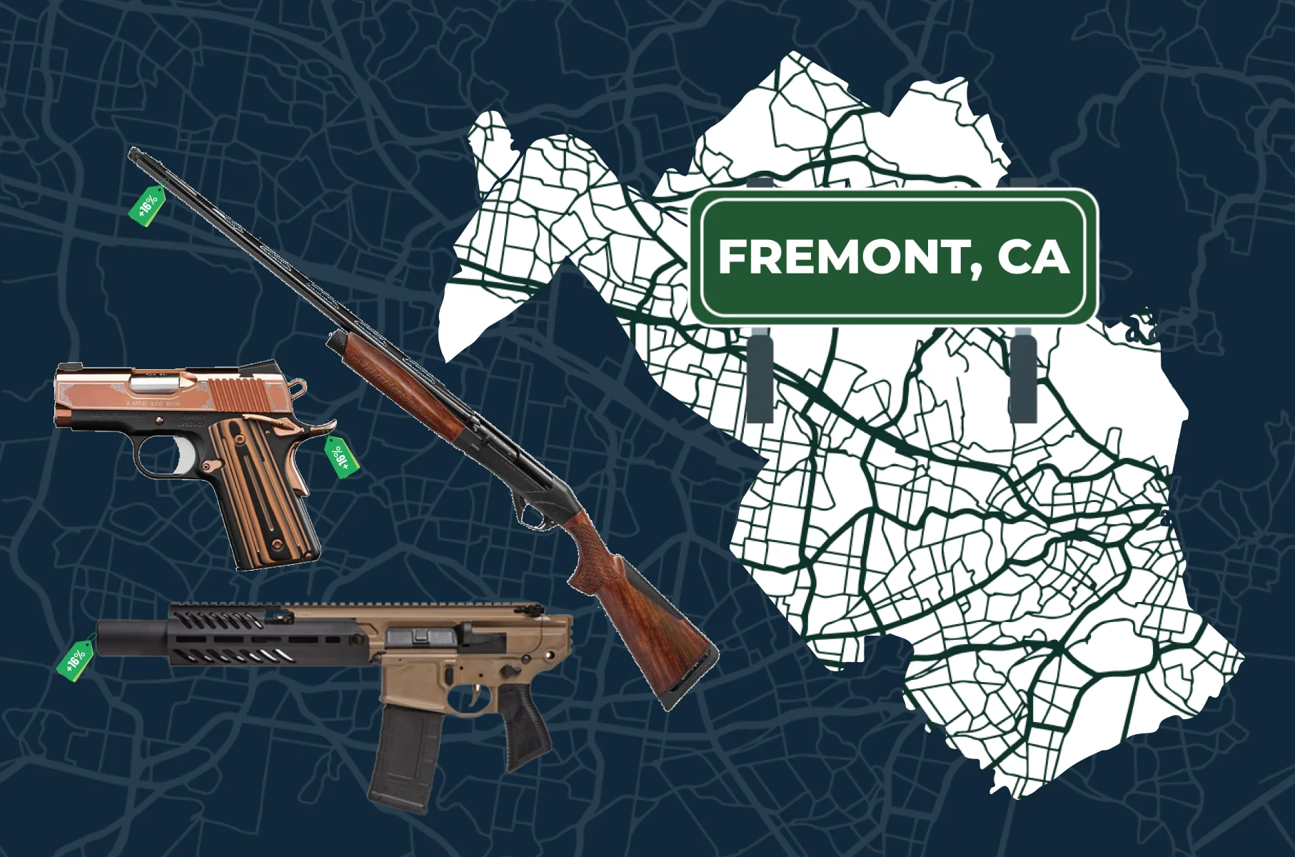 Fremont, CA map