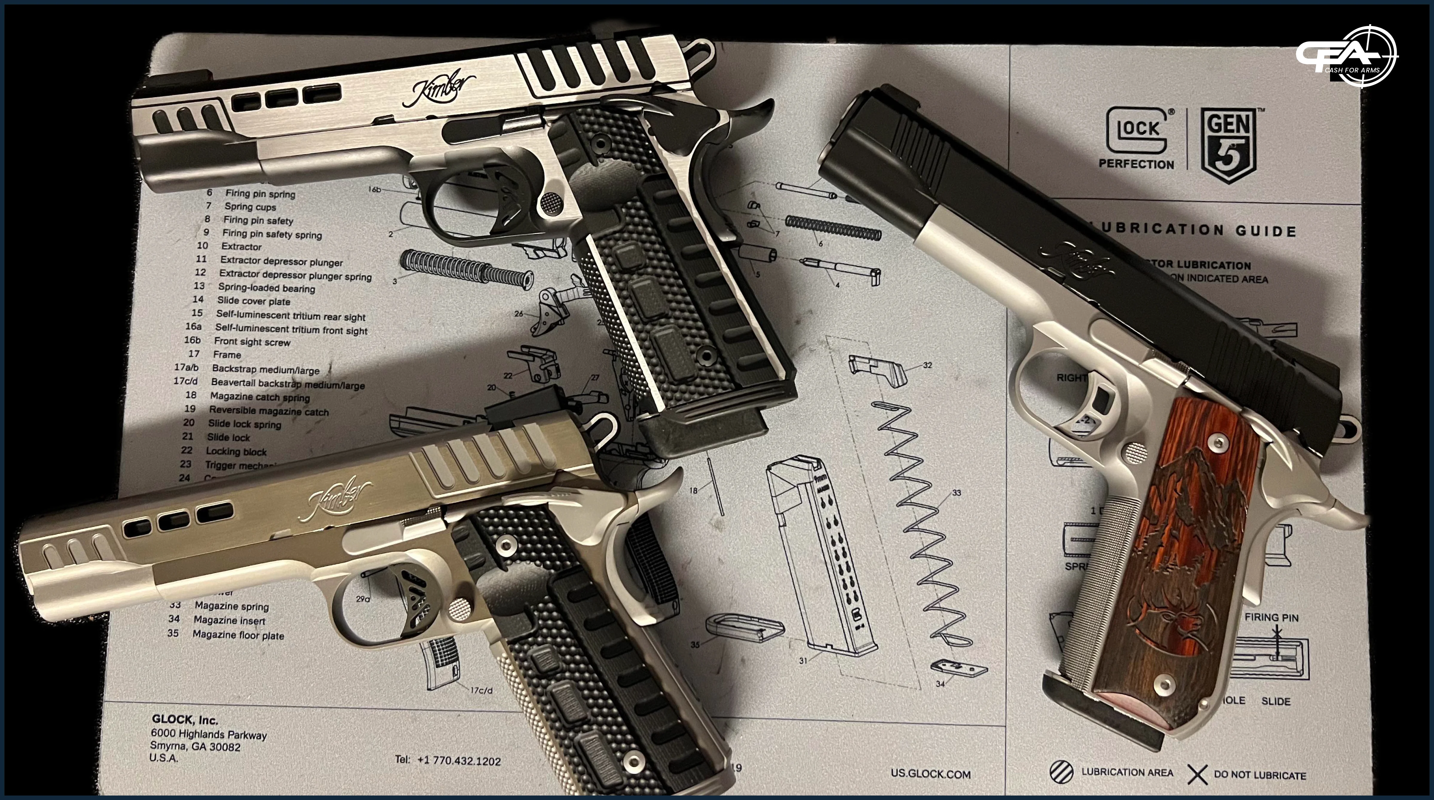 Kimber Rapide Black Ice models