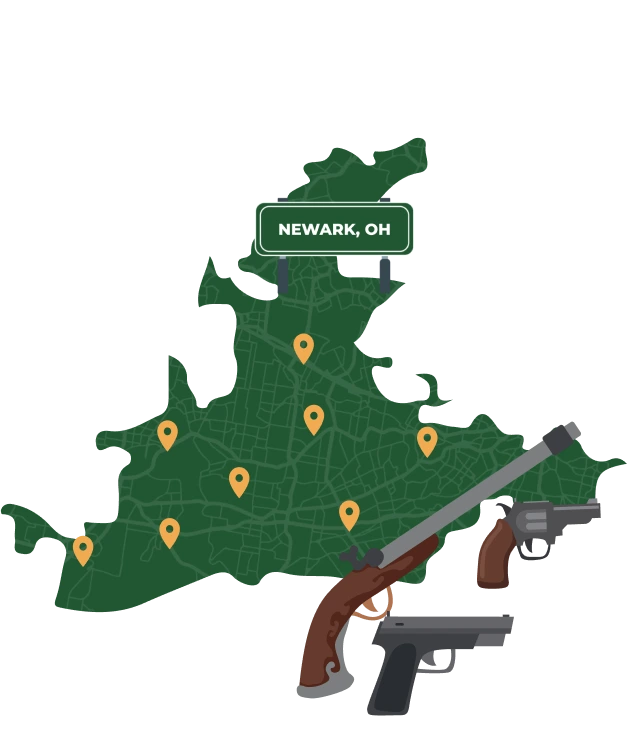 Newark OH city map