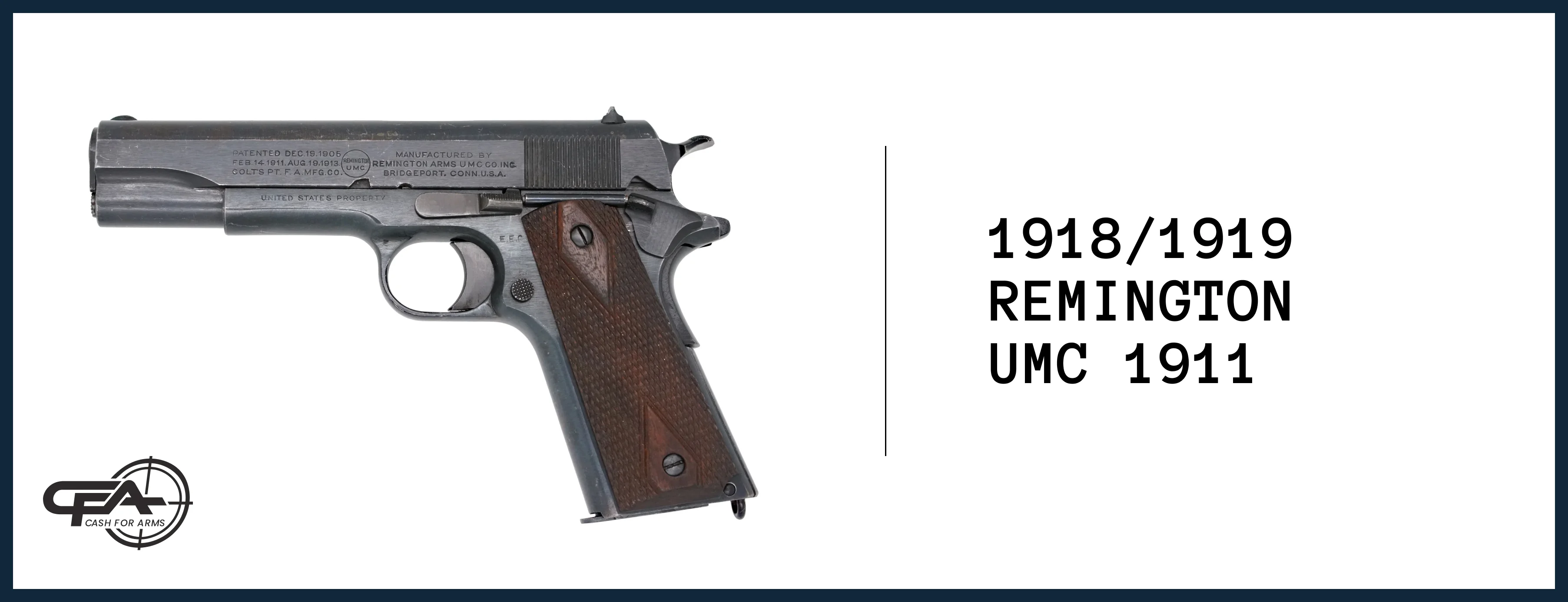 1918/1919 Remington UMC 1911 value