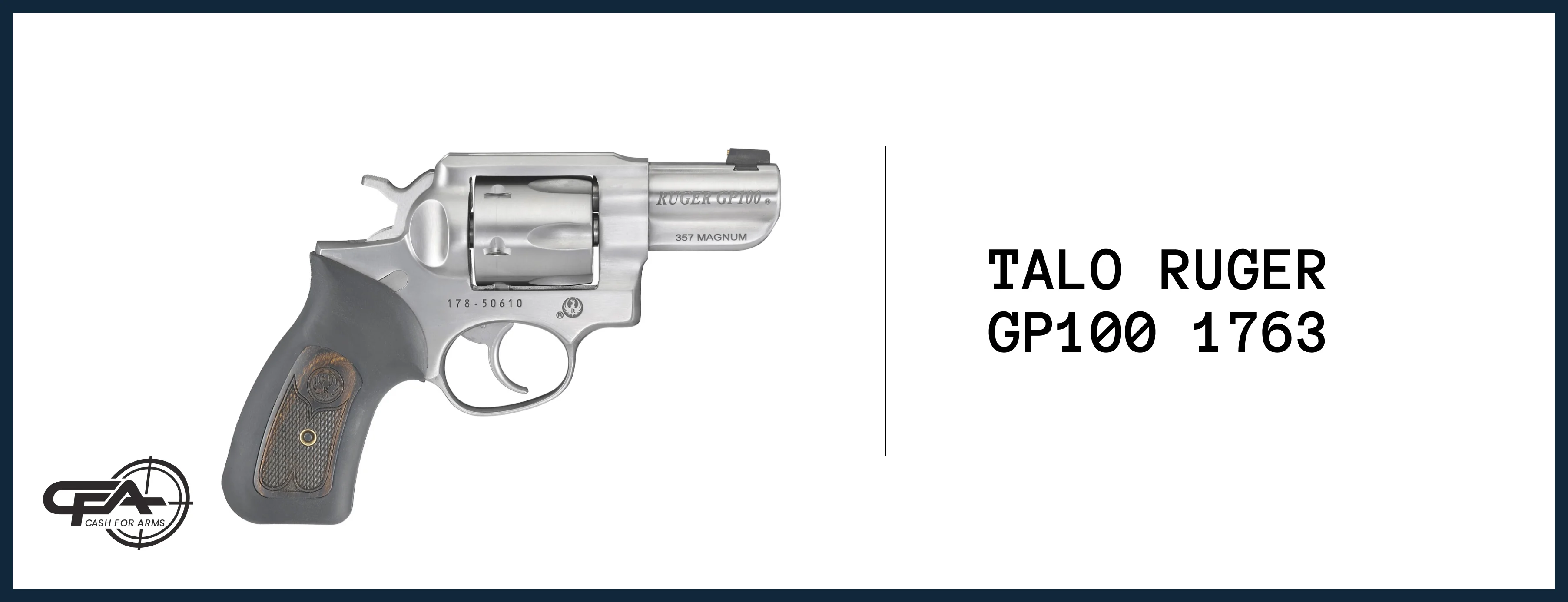 Talo Ruger GP100 1763 value