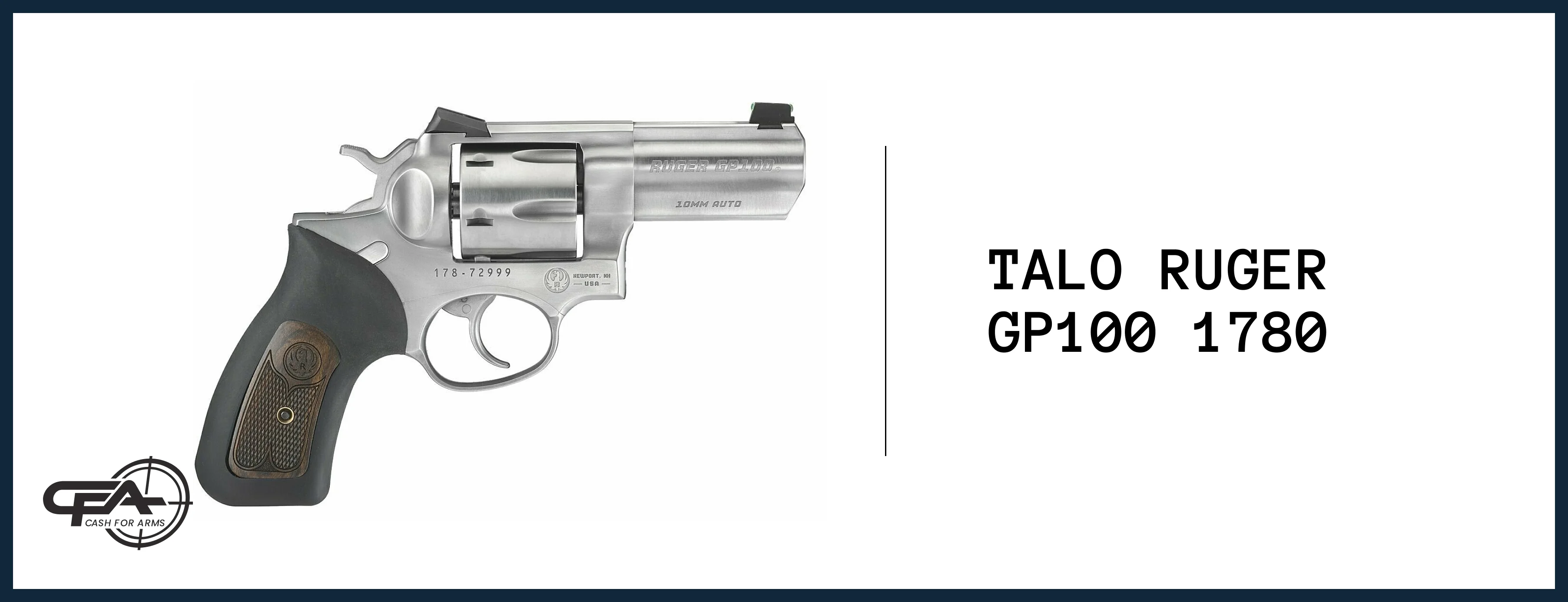 Talo Ruger GP100 1780 value