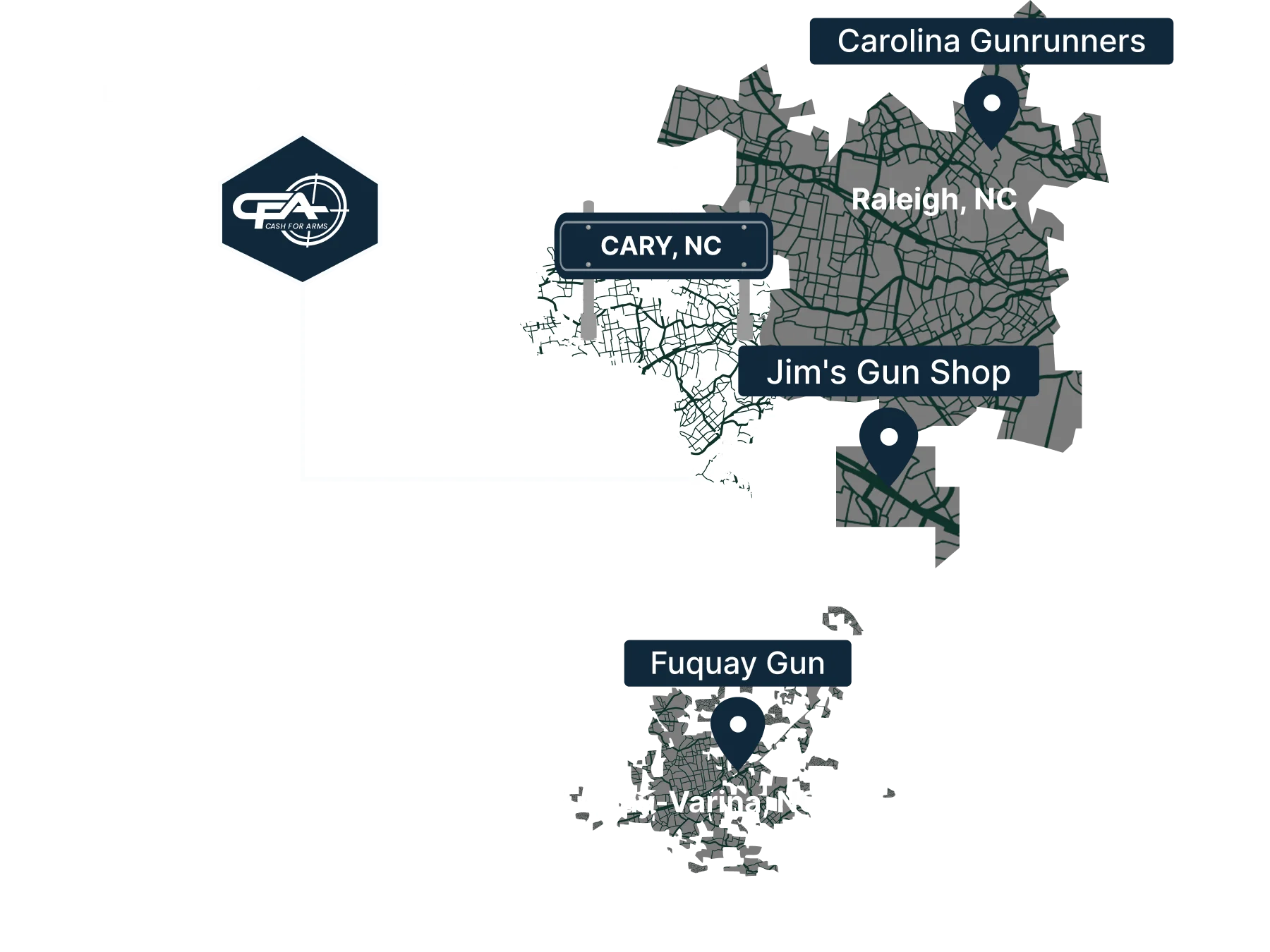shops that buy guns in Cary NC
