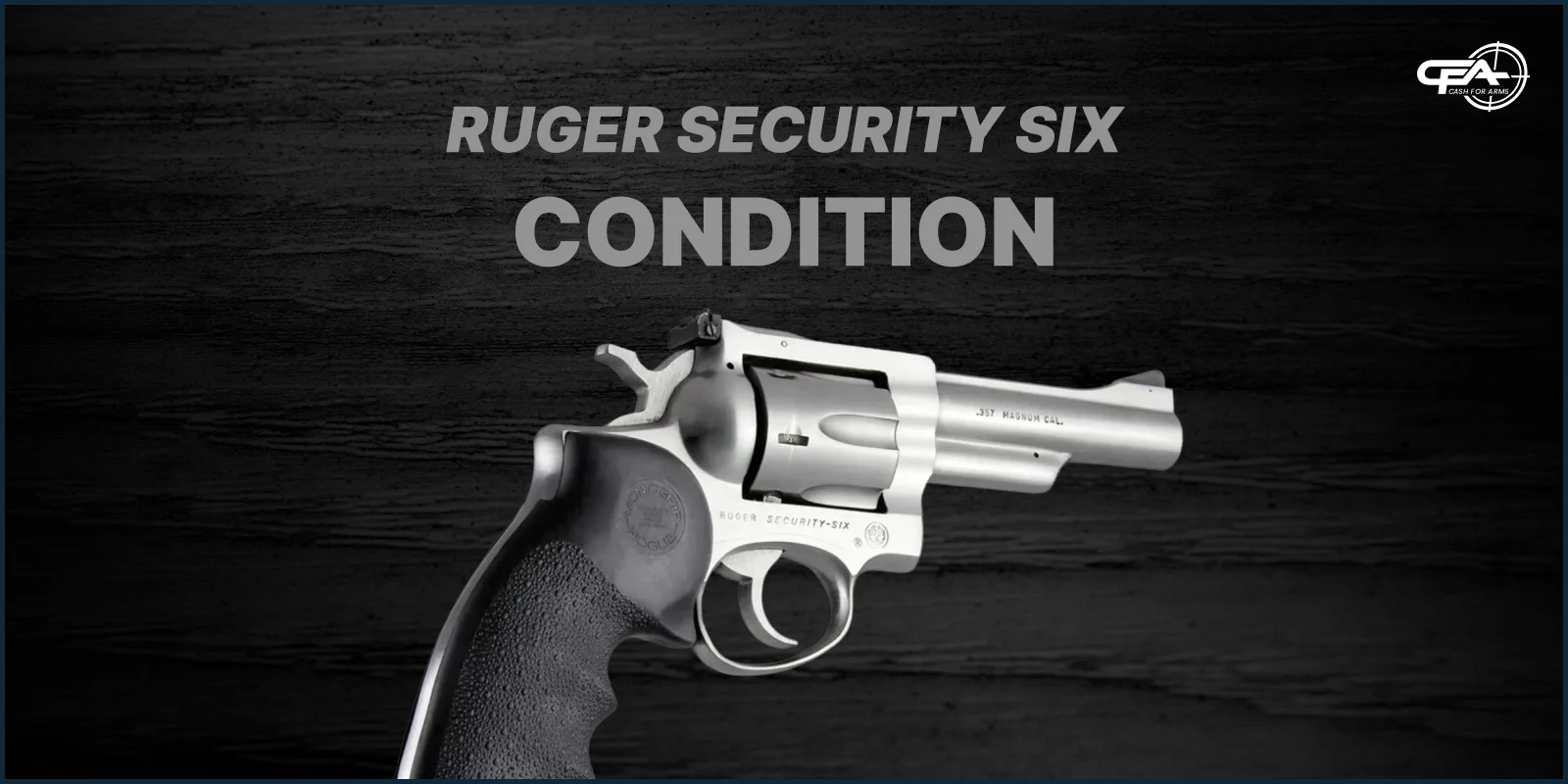 Ruger Security Six condition values