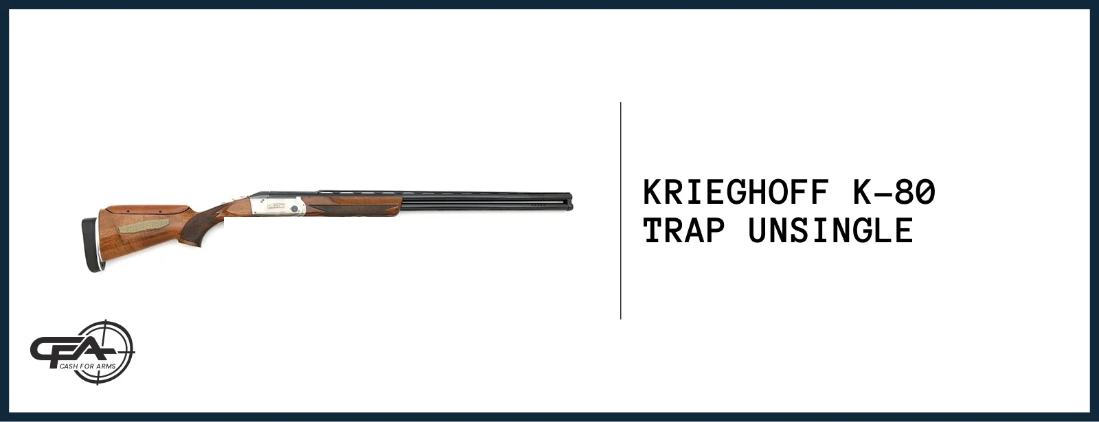 Krieghoff K80 Trap Unsingle worth