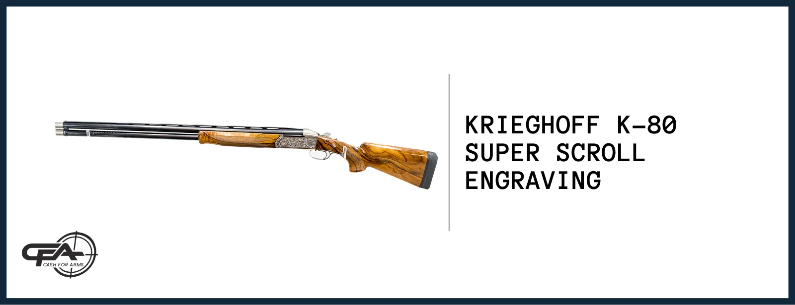 Krieghoff K80 Super Scroll Engraving worth