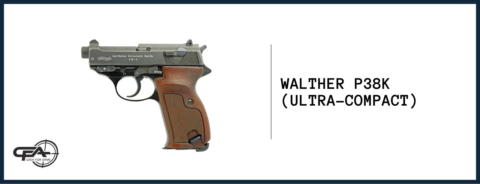 Walther P38K ultra compact worth