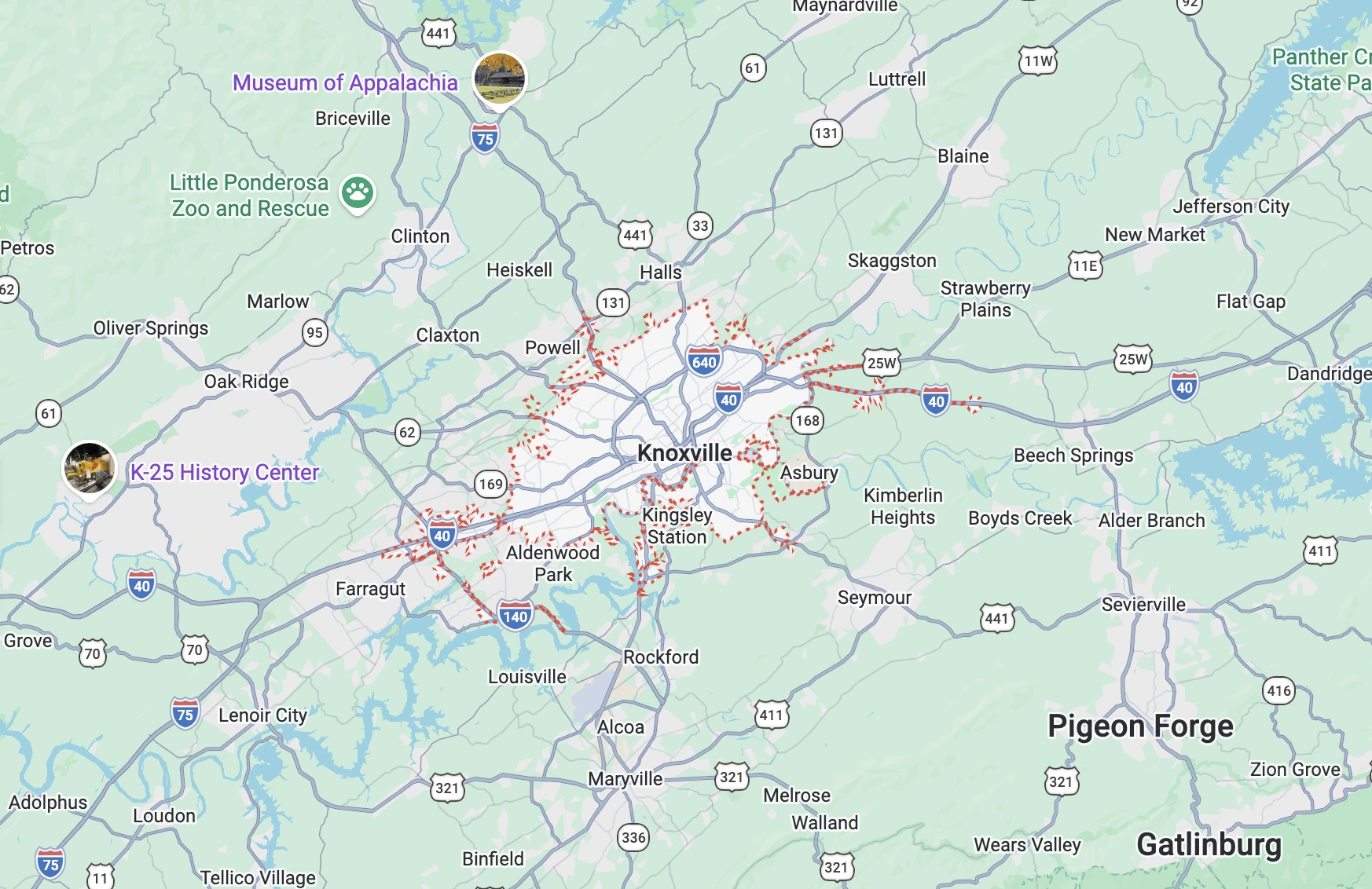 Knoxville TN neighborhoods