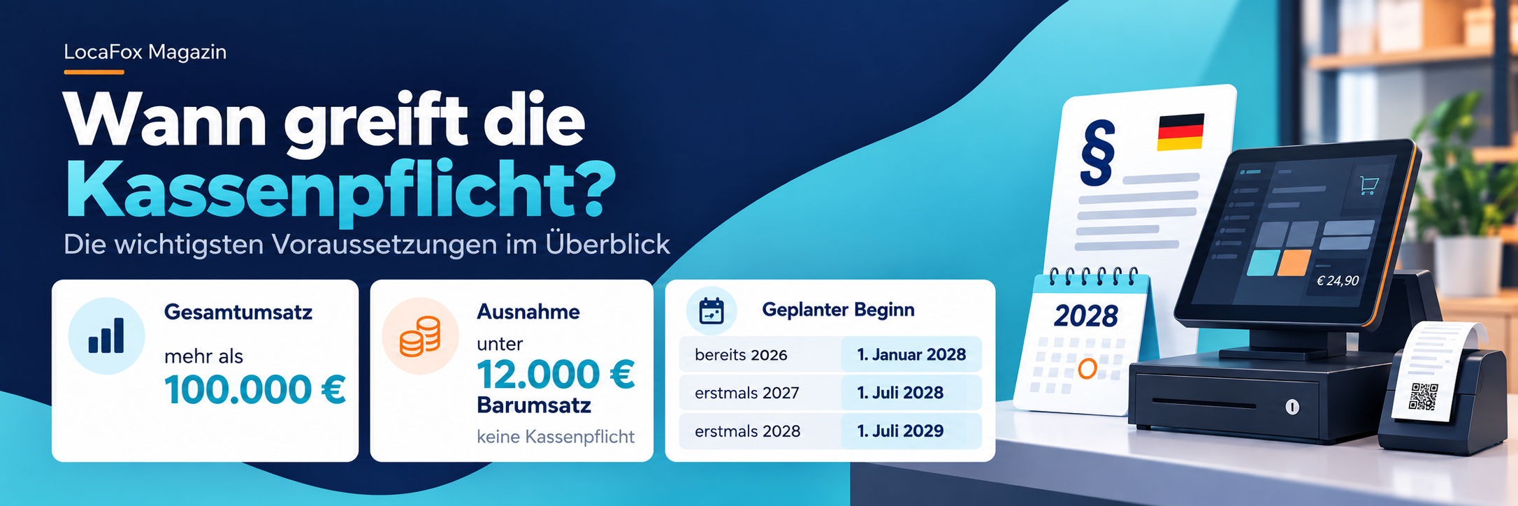 Wann greift die Kassenpflicht?
