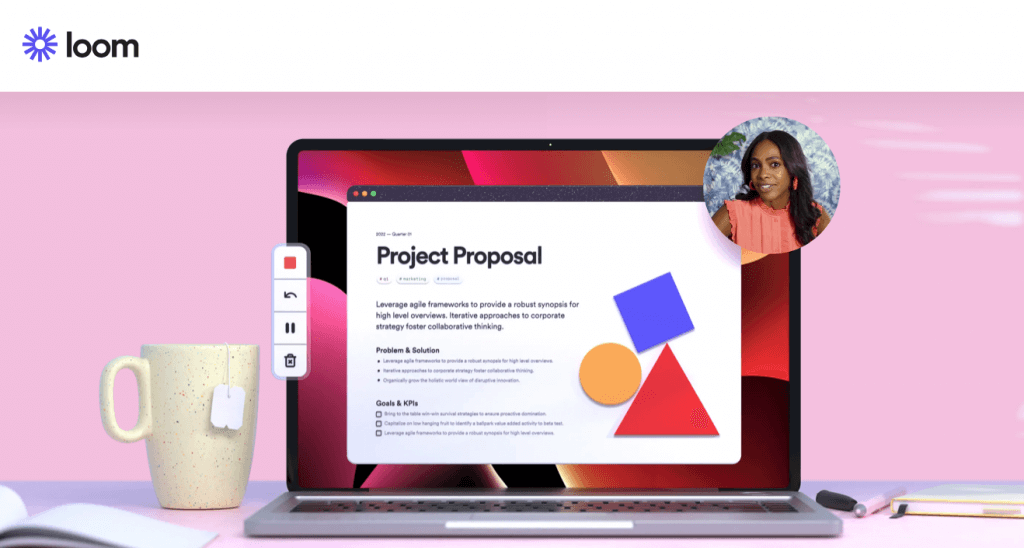 Screenshot of Loom app for freelancers