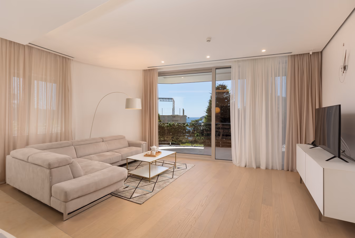 Two-bedroom residence Sunny Hill at the top of Zavala peninsula at Dukley hotel & resort in Budva.