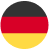 Rundes Icon Flagge Deutschland