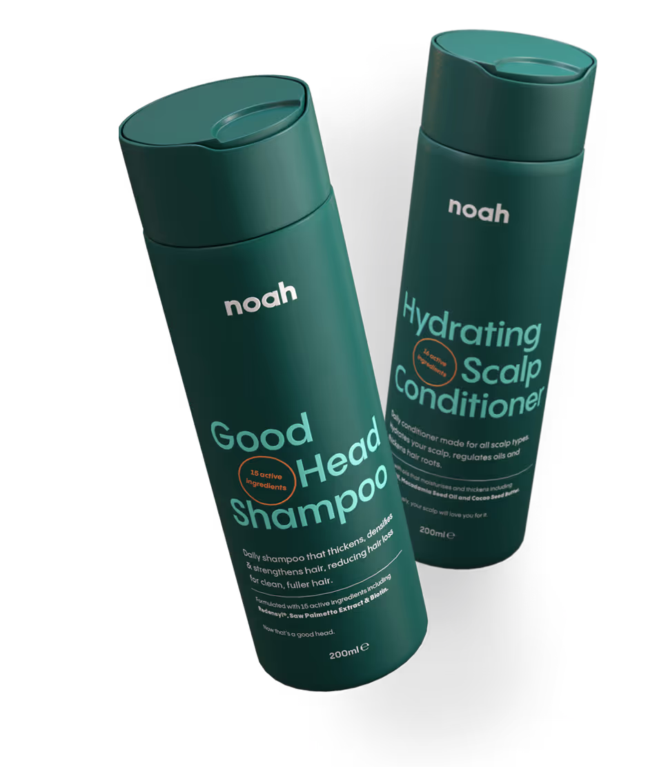 Noah™ Shampoo and conditioner bottles