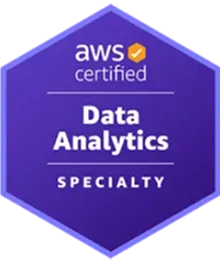 icon badge aws data analytics