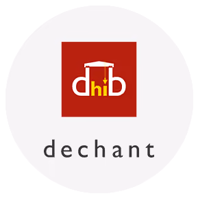 Logo der dechant hoch- und ingenieurbau gmbh, einem inhabergeführten Bauunternehmen, welches sich auf die Realisierung anspruchsvoller Hoch- und Ingenieurbauprojekte spezialisiert hat