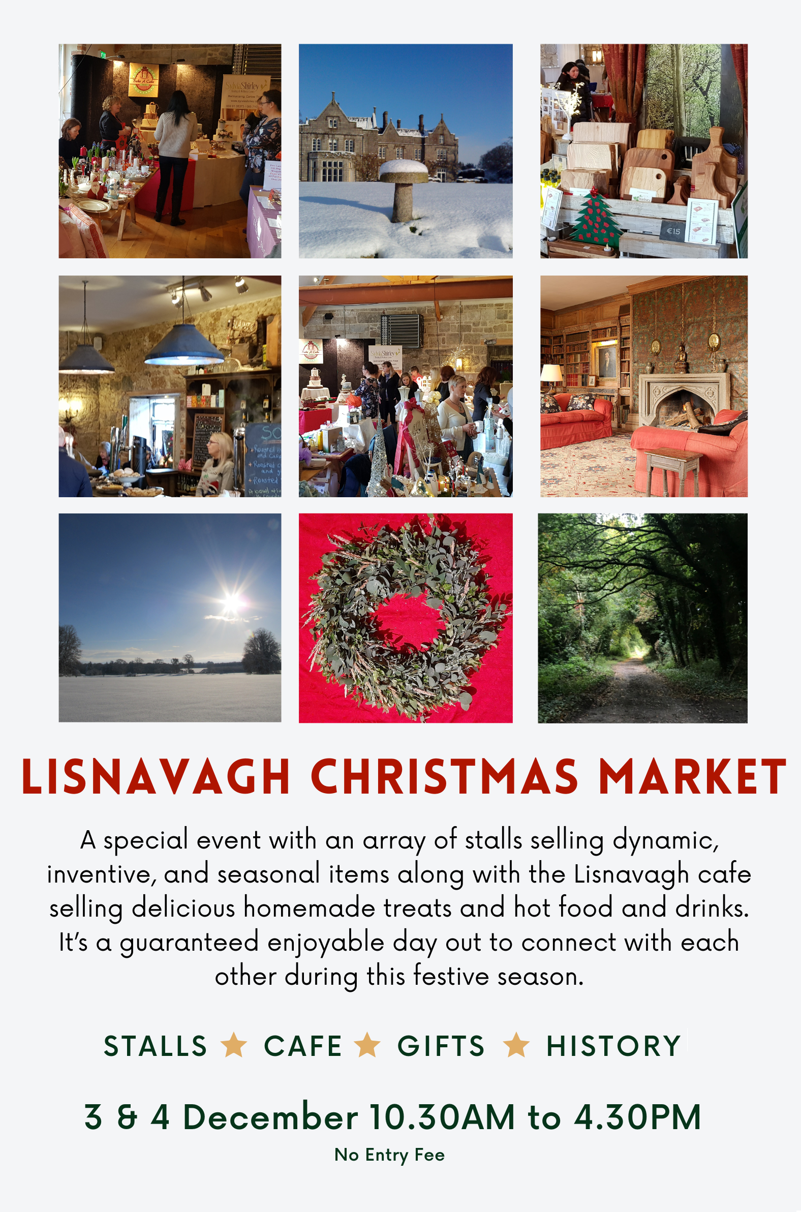 CHRISTMAS MARKET AT LISNAVAGH