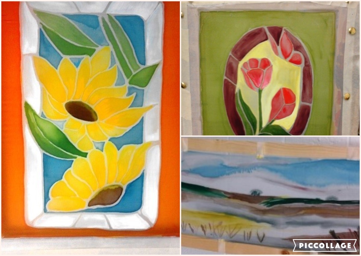 Silk Painting Workshop with Jean Robertson February 2018