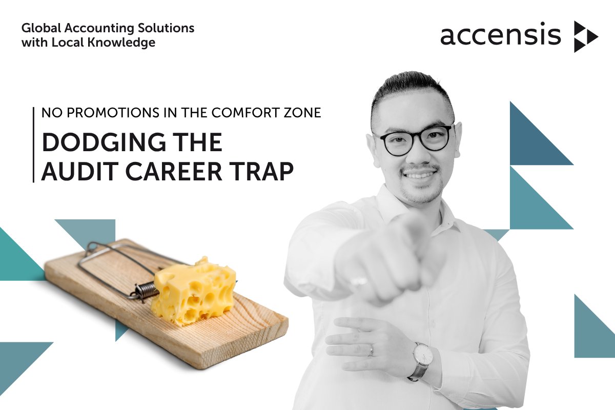 No promotions in the comfort zone - The Audit Career Trap