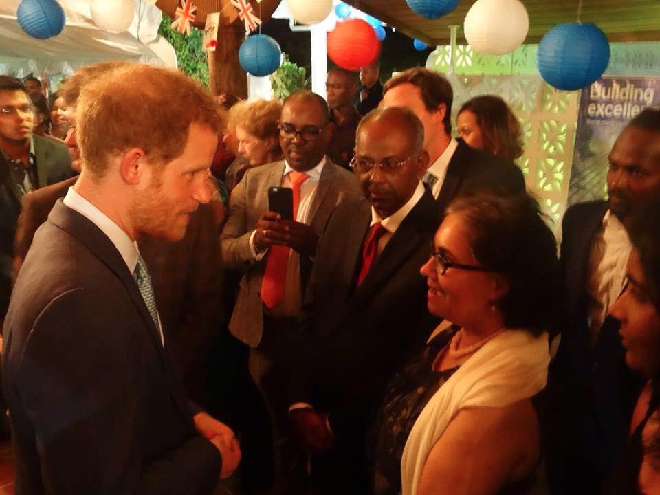 Melinda meets Prince Harry