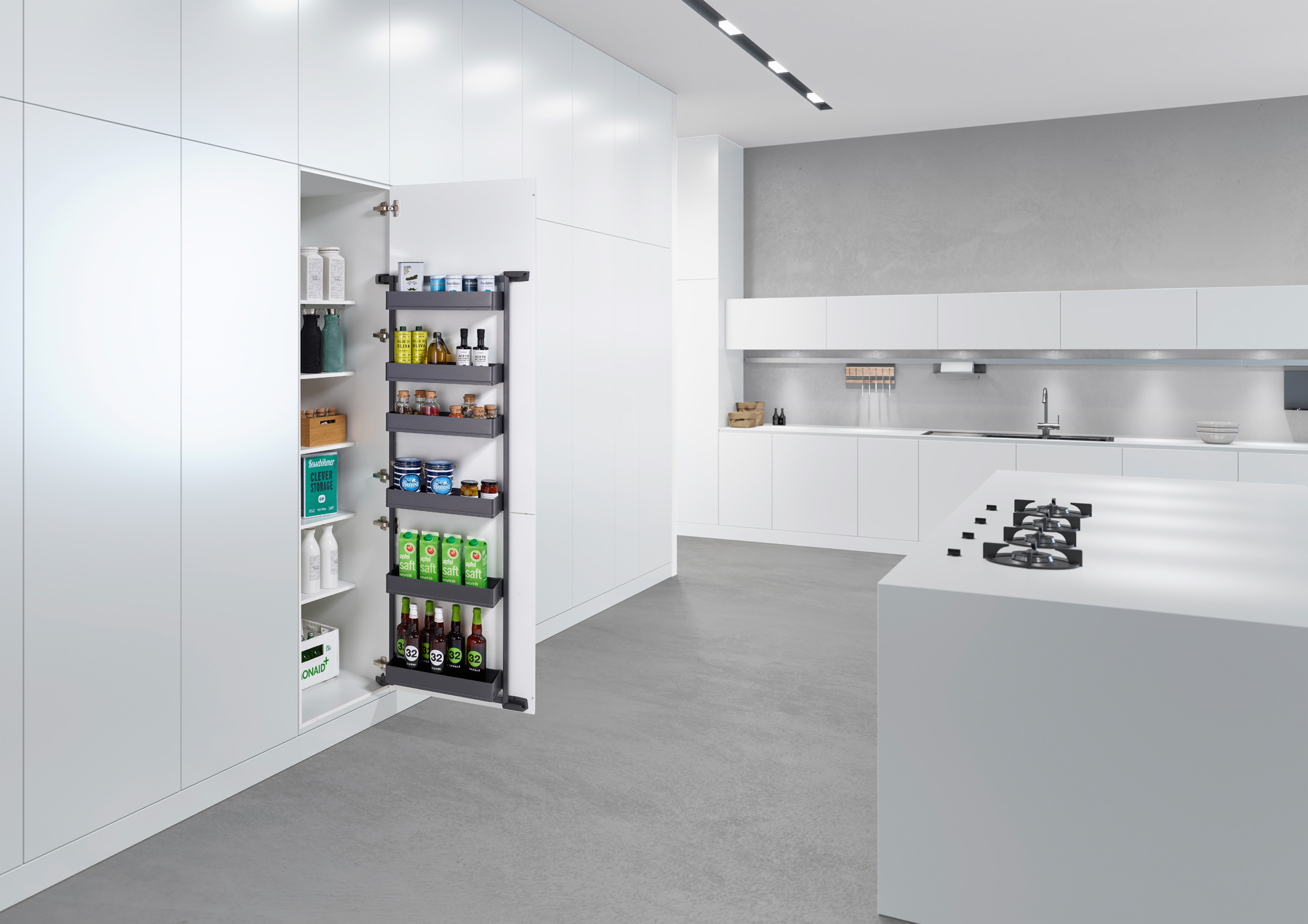 Kesseböhmer TANDEM side - door shelf unit for larders
