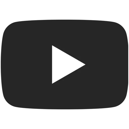 Youtube Icon schwarz