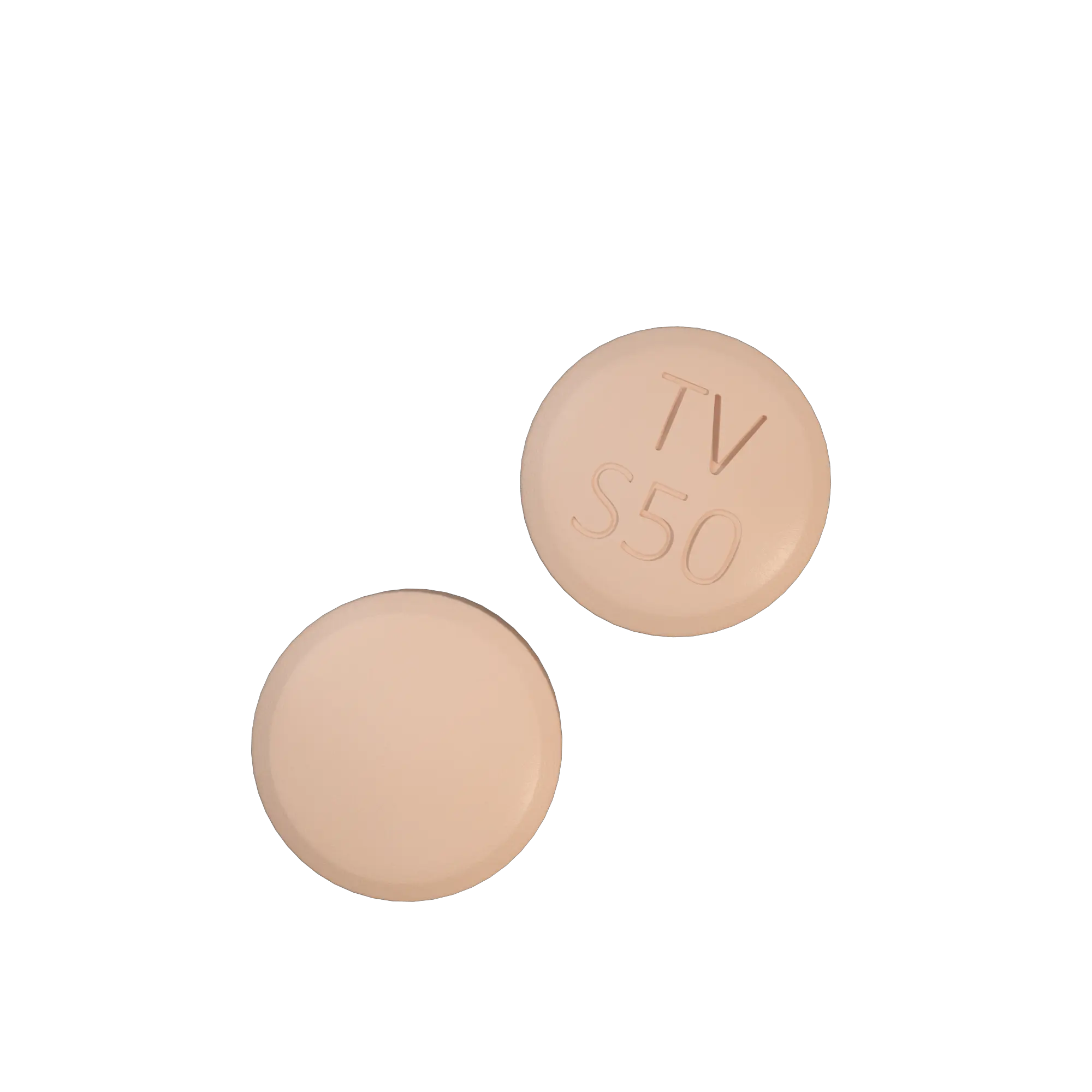 2錠のシルデナフィル 50mg