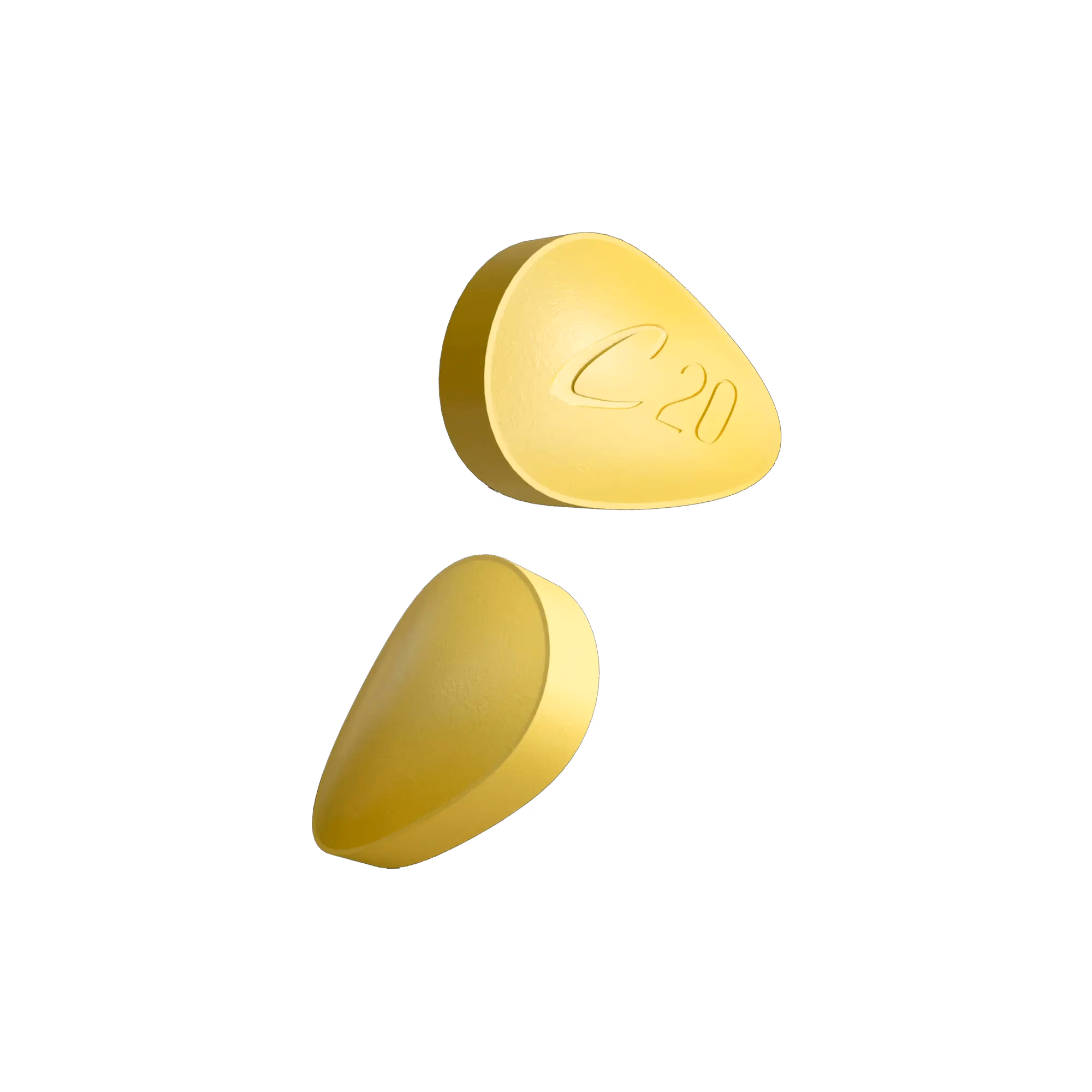 2錠のシアリス 20mg
