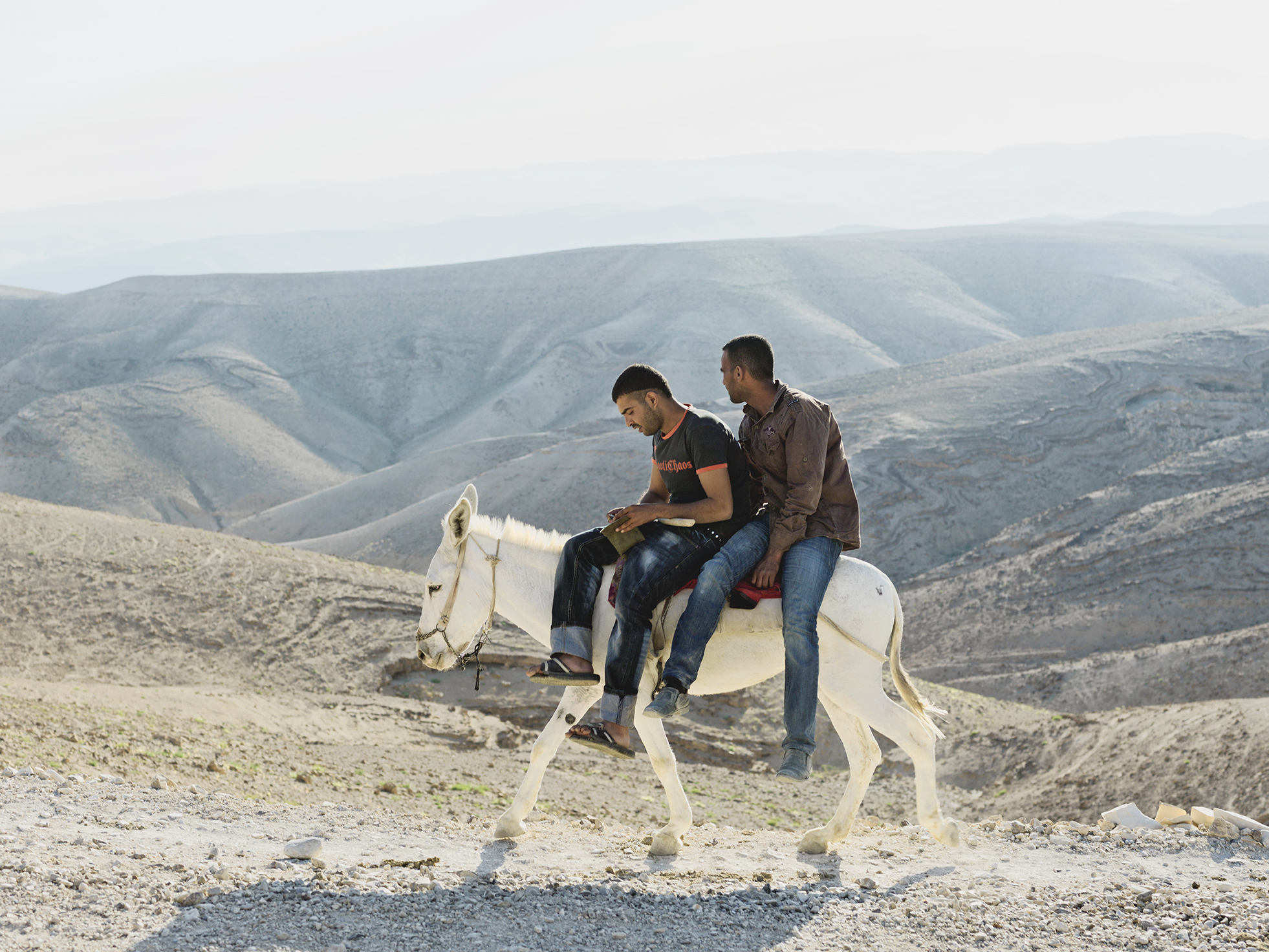 Bergers dans le désert de Rashaydah, 2014