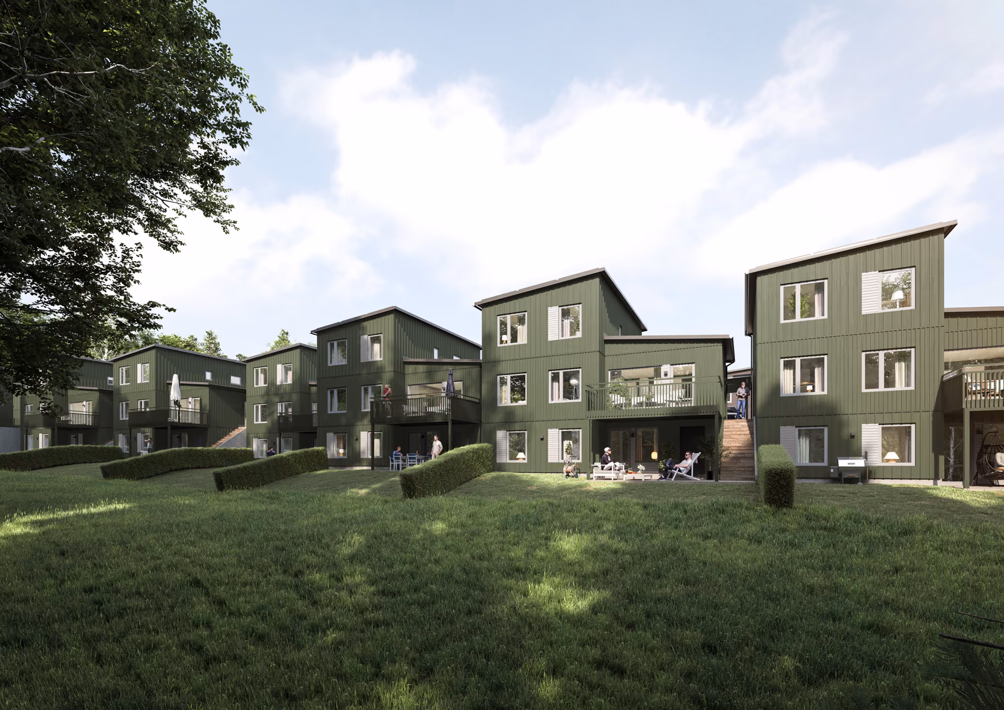 Gökegårds höjd växer med villor och radhus