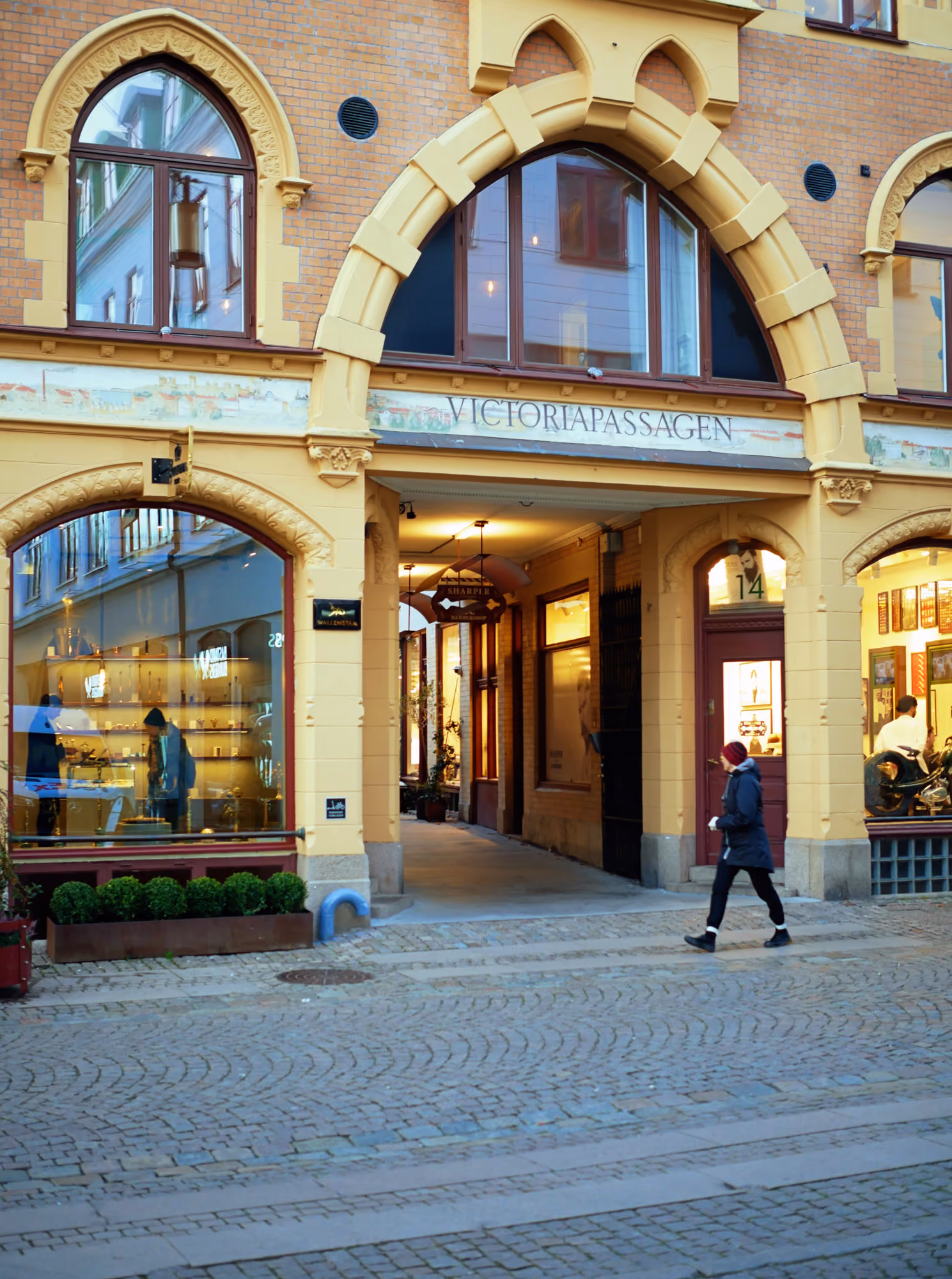 Oscar Jacobson till Victoriapassagen
