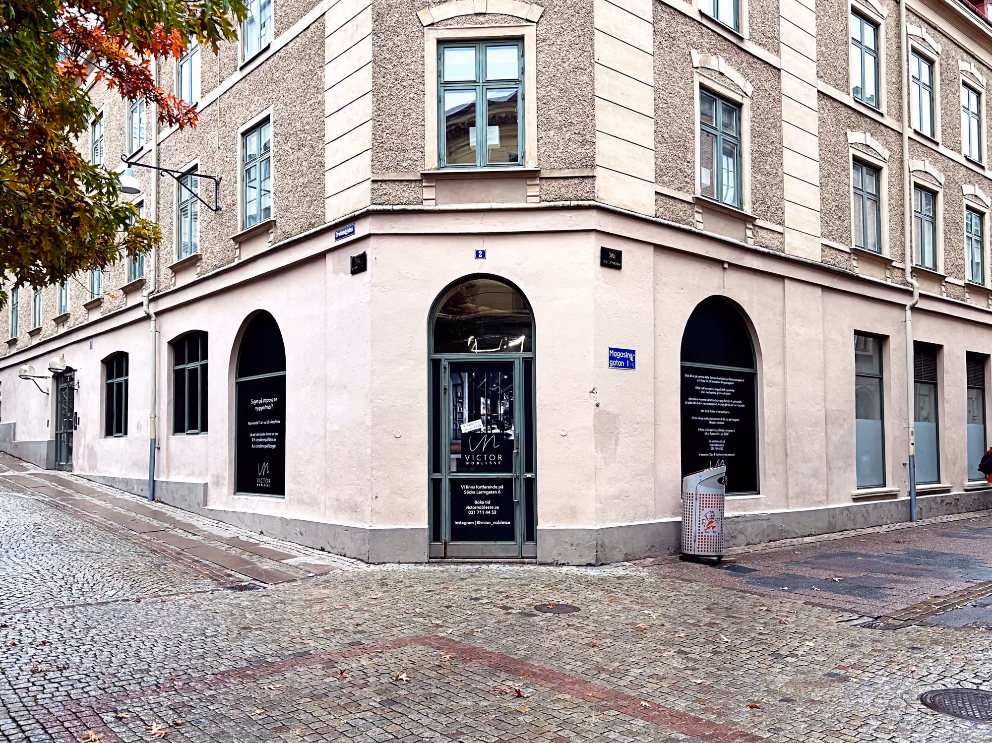 Victor Noblesse till Magasinsgatan