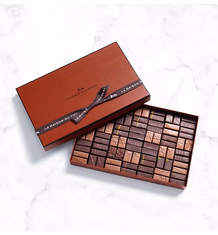 Chokladask i övre segmentet