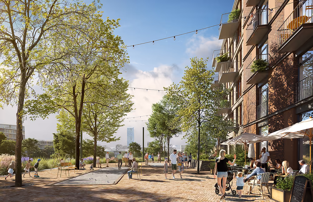 Nya kvarter öster om Hyllievångsparken