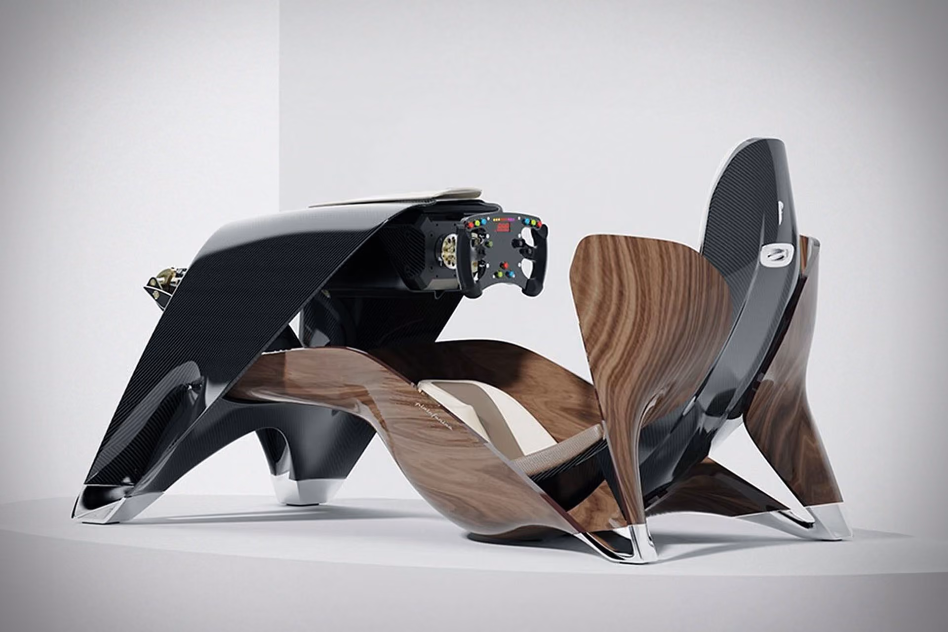 Racingsimulator med snygg design