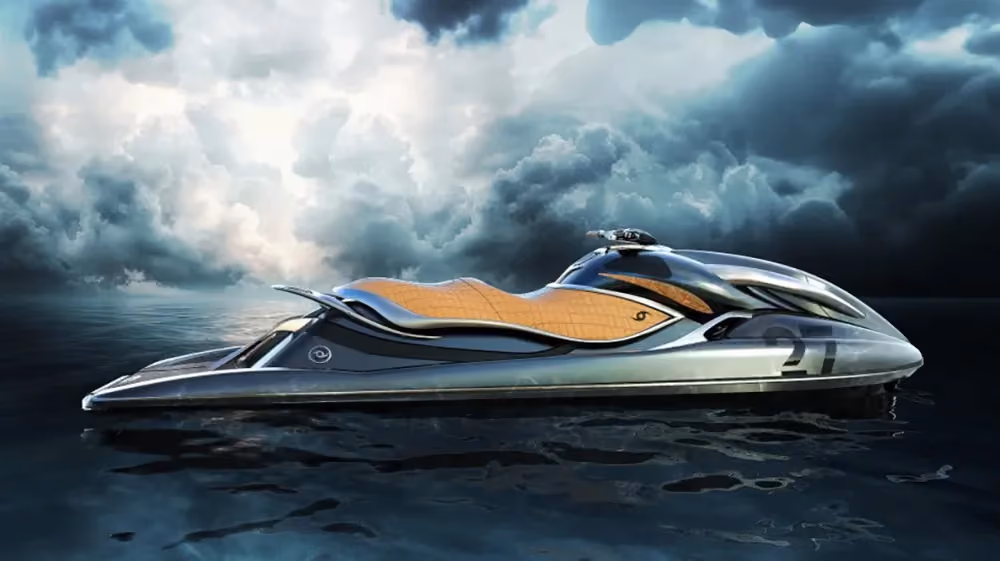Batmans elektriska jetski