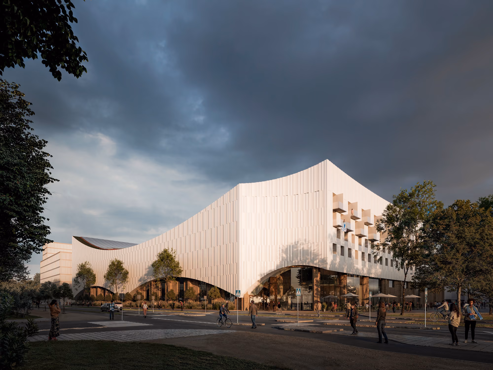 Multisporthall på stadionområdet