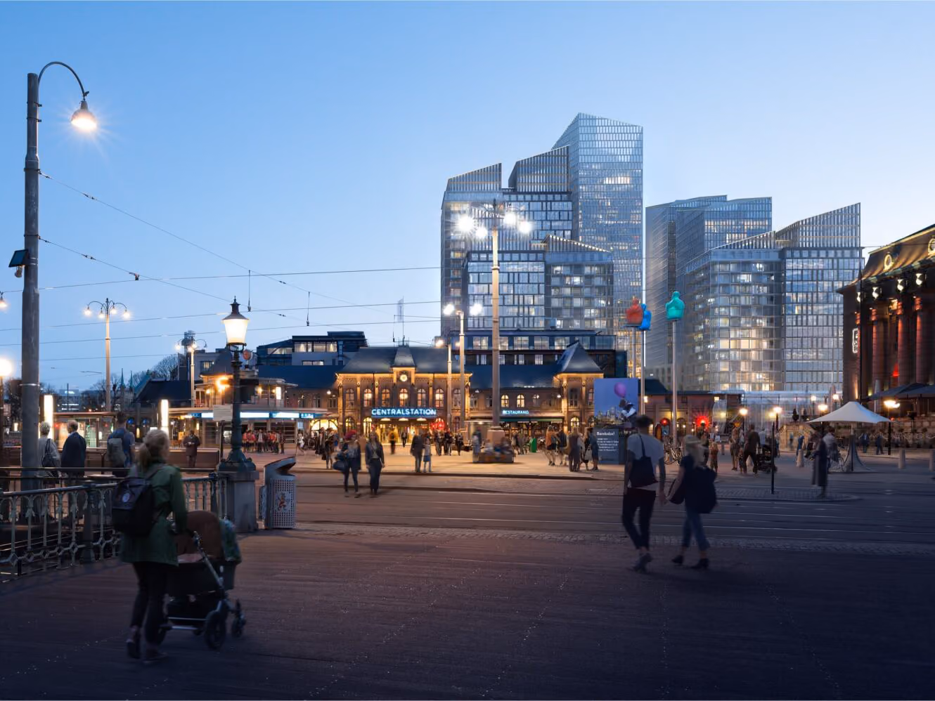 Höghusplan klar vid centralen