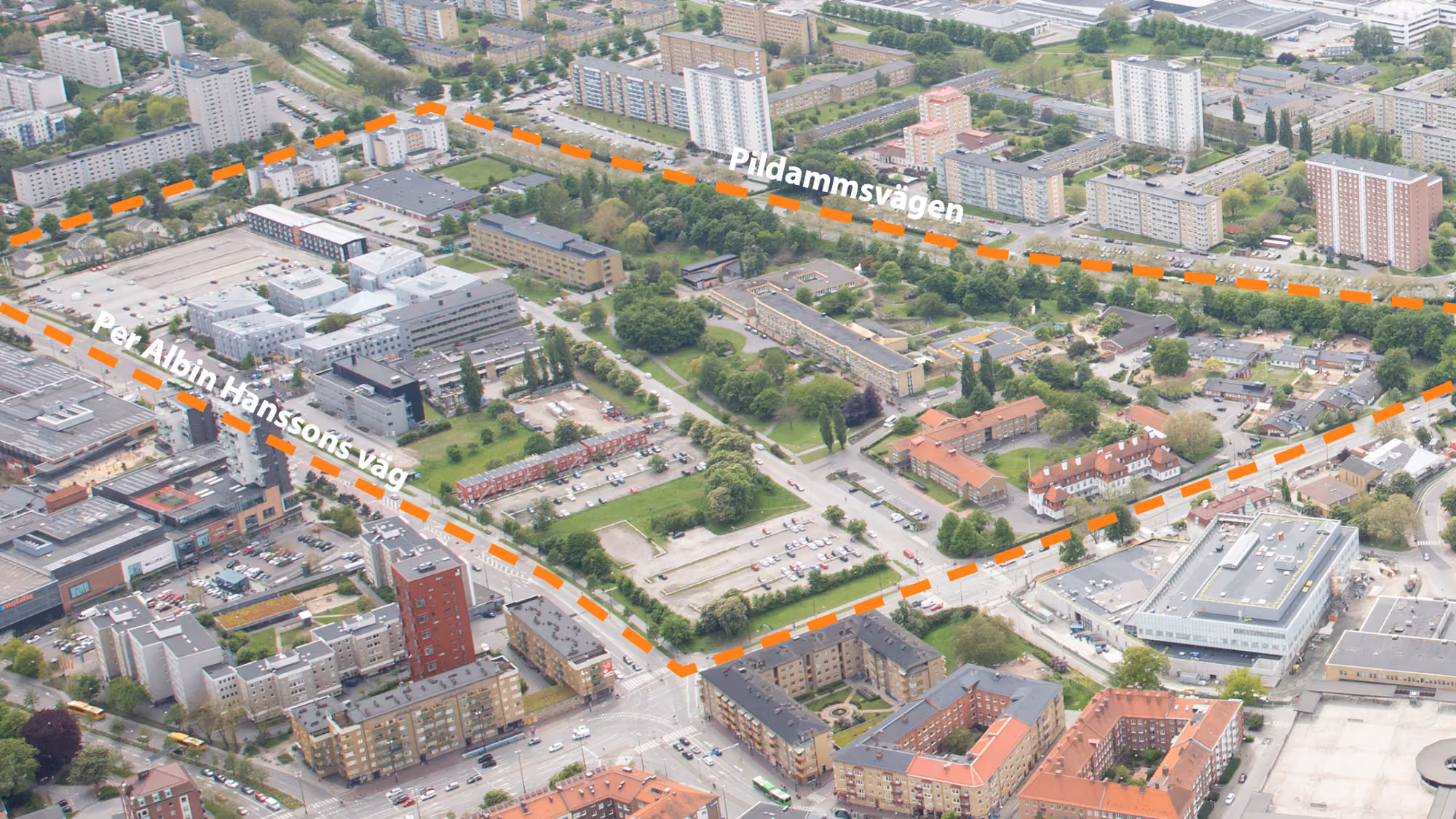 Ny stadsdel kring Medeon i Malmö