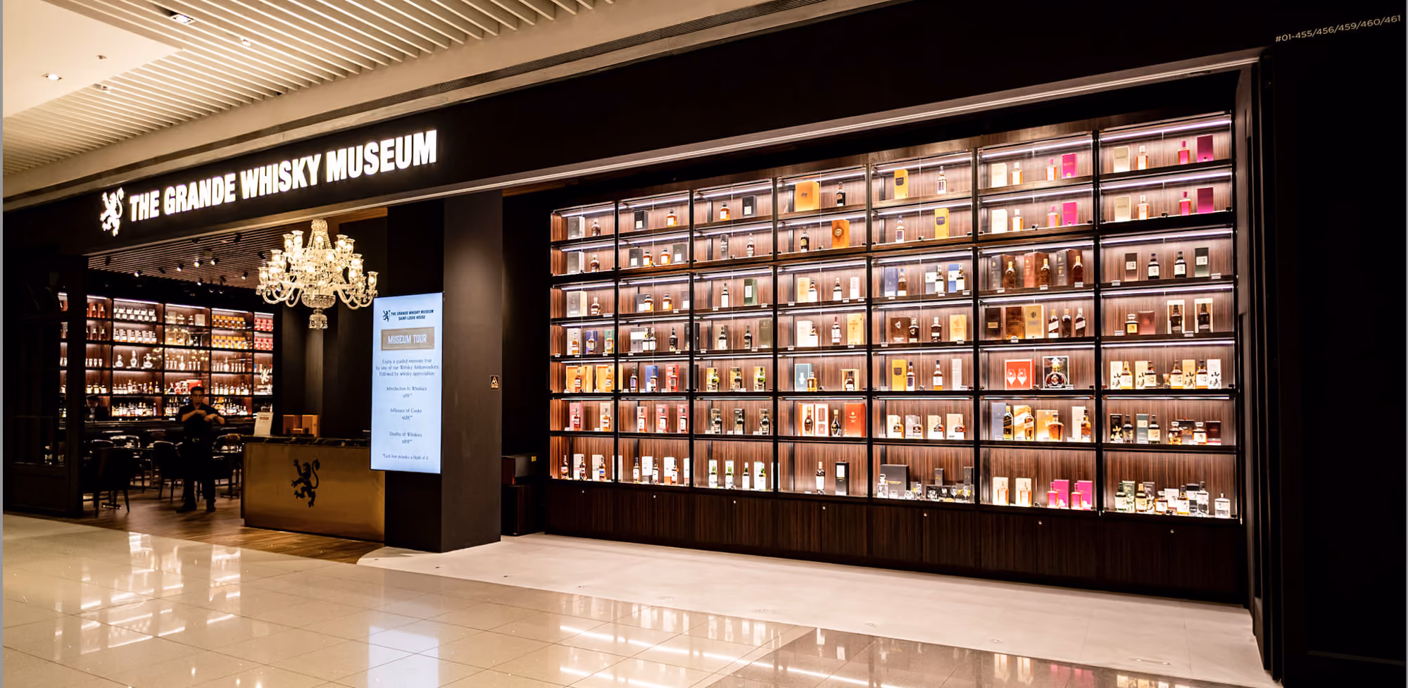 Mäktig whiskysamling