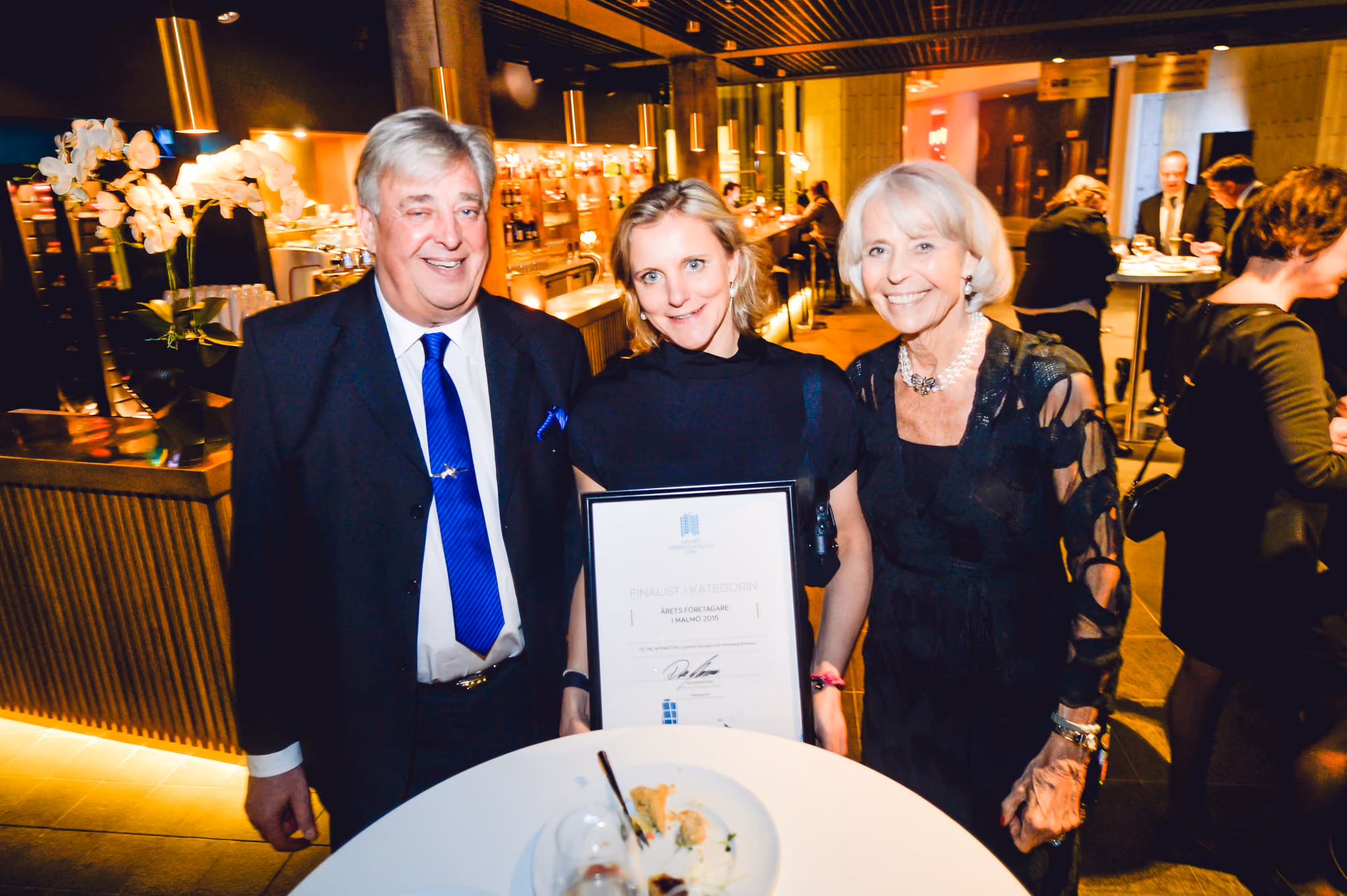 Prisutdelning på Malmö Näringslivsgala 2016