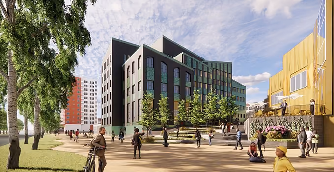 Nytt campus mitt i Kristianstad