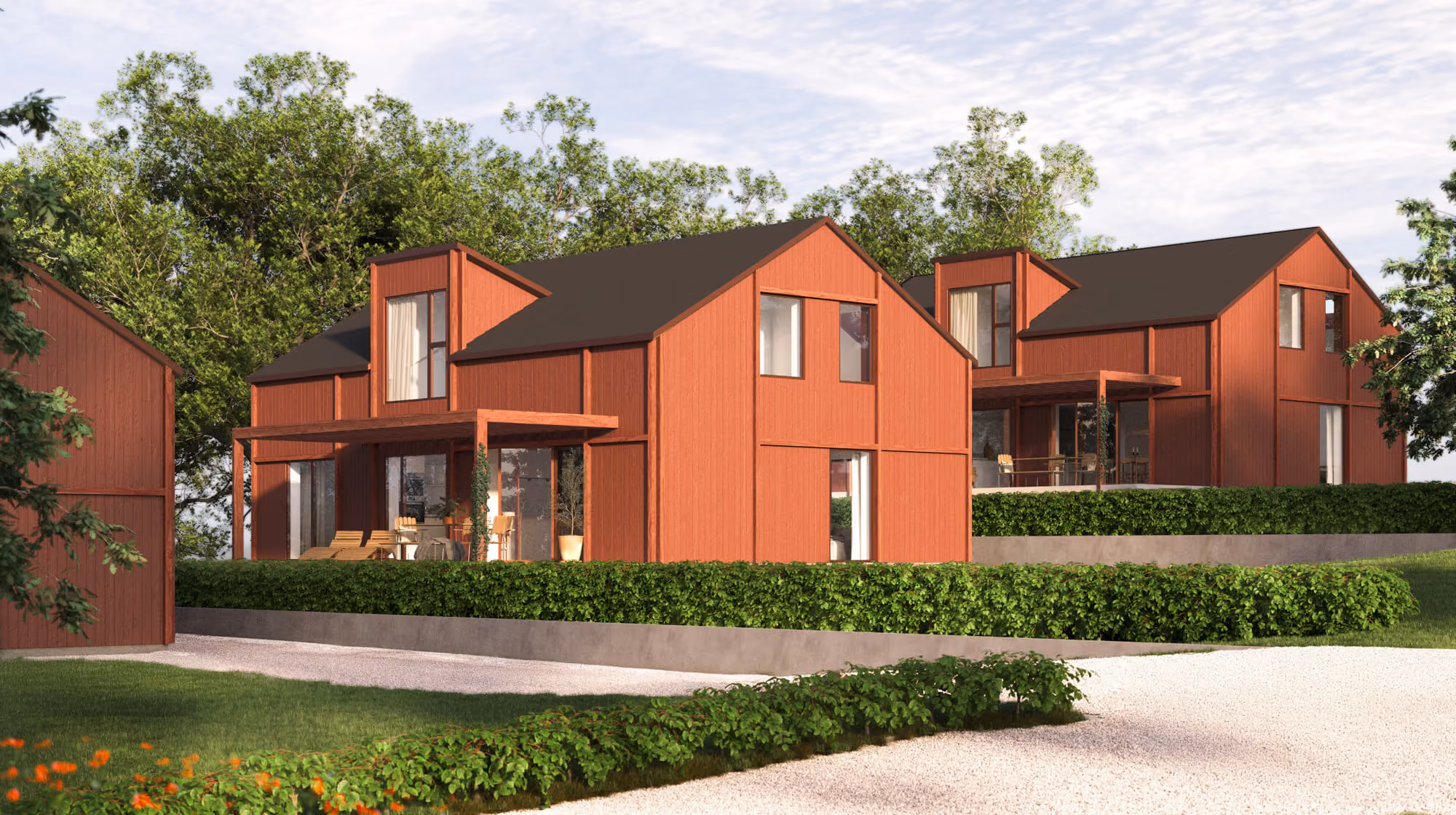 Villaområde i Oxie
